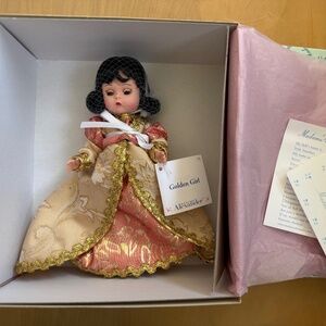 Vintage Madame Alexander "Golden Girl" Doll – Dark Haired Beauty – Collectible
